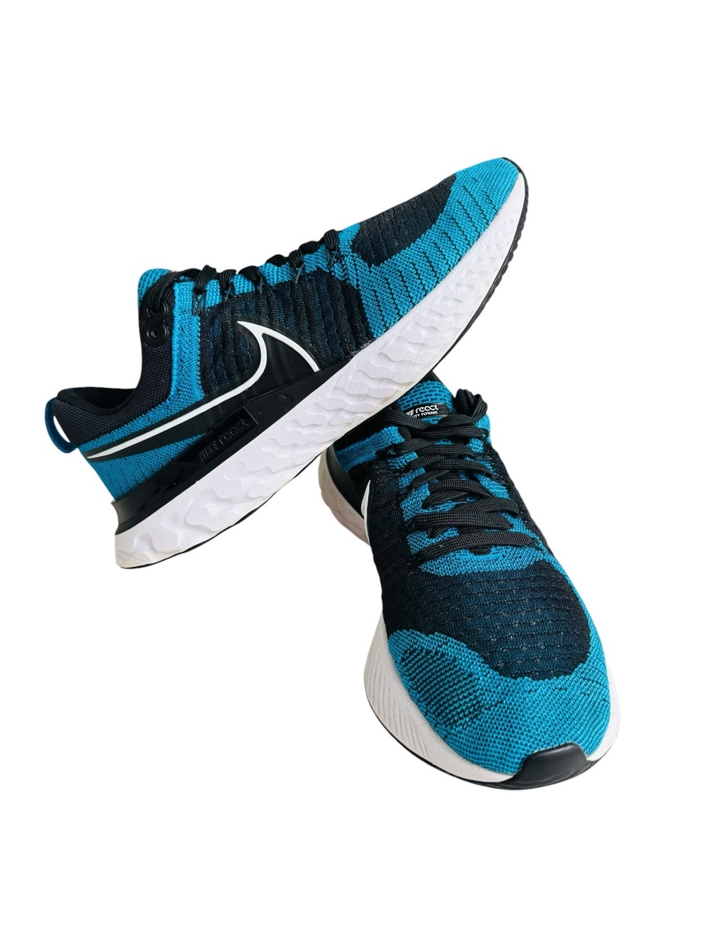Nike React Infinity Run Flyknit Men’s Size 11 Blue Black Running Shoes